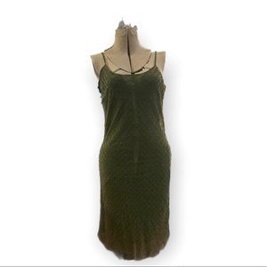 Silk Net Overlay Beaded Dress